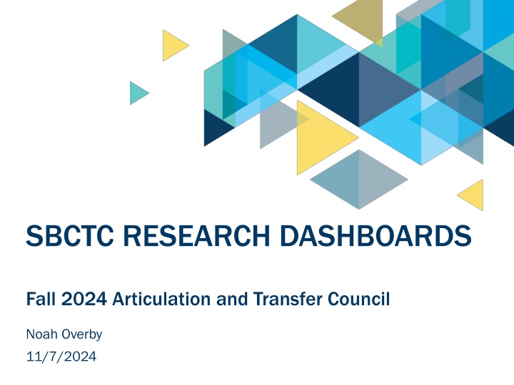 sbctc research dashboards