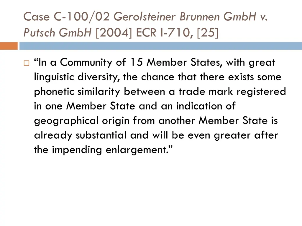 case c 100 02 gerolsteiner brunnen gmbh v putsch