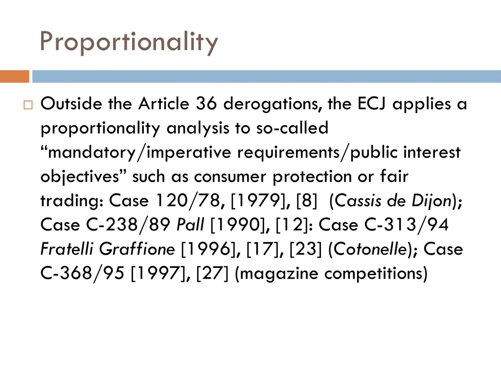 proportionality