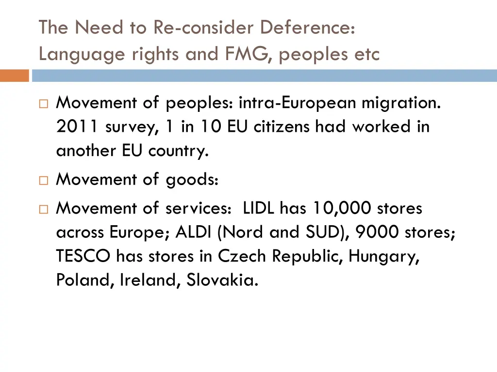 the need to re consider deference language rights