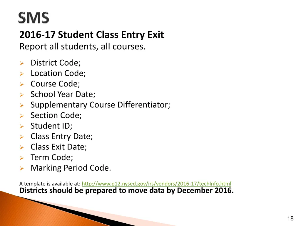 2016 17 student class entry exit report