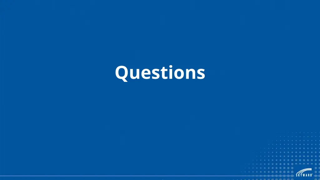 questions