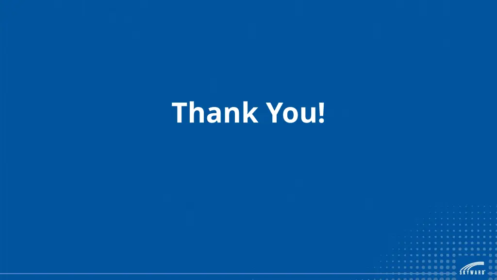 thank you