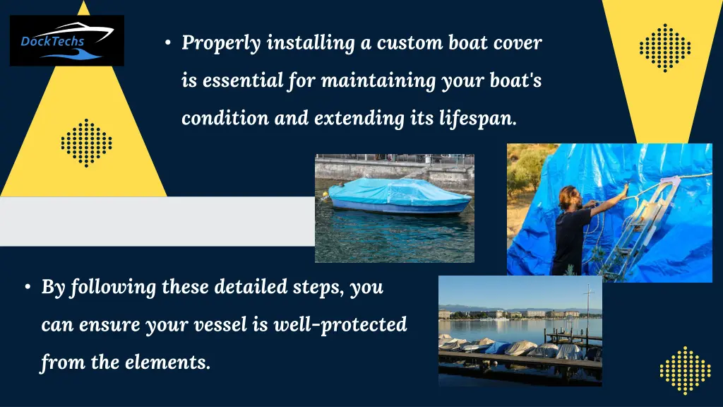 properly installing a custom boat cover