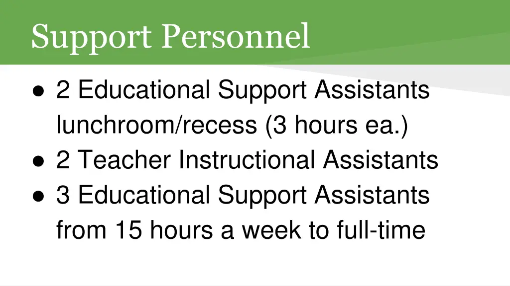 support personnel 1