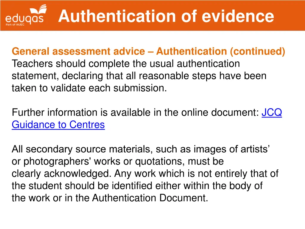 authentication of evidence 1