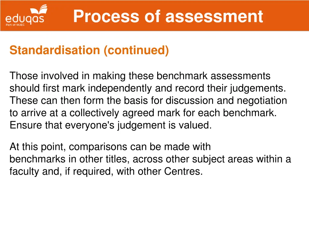 process of assessment 1