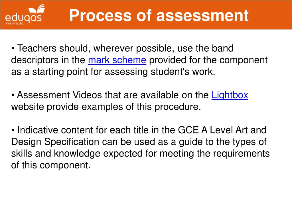 process of assessment 5