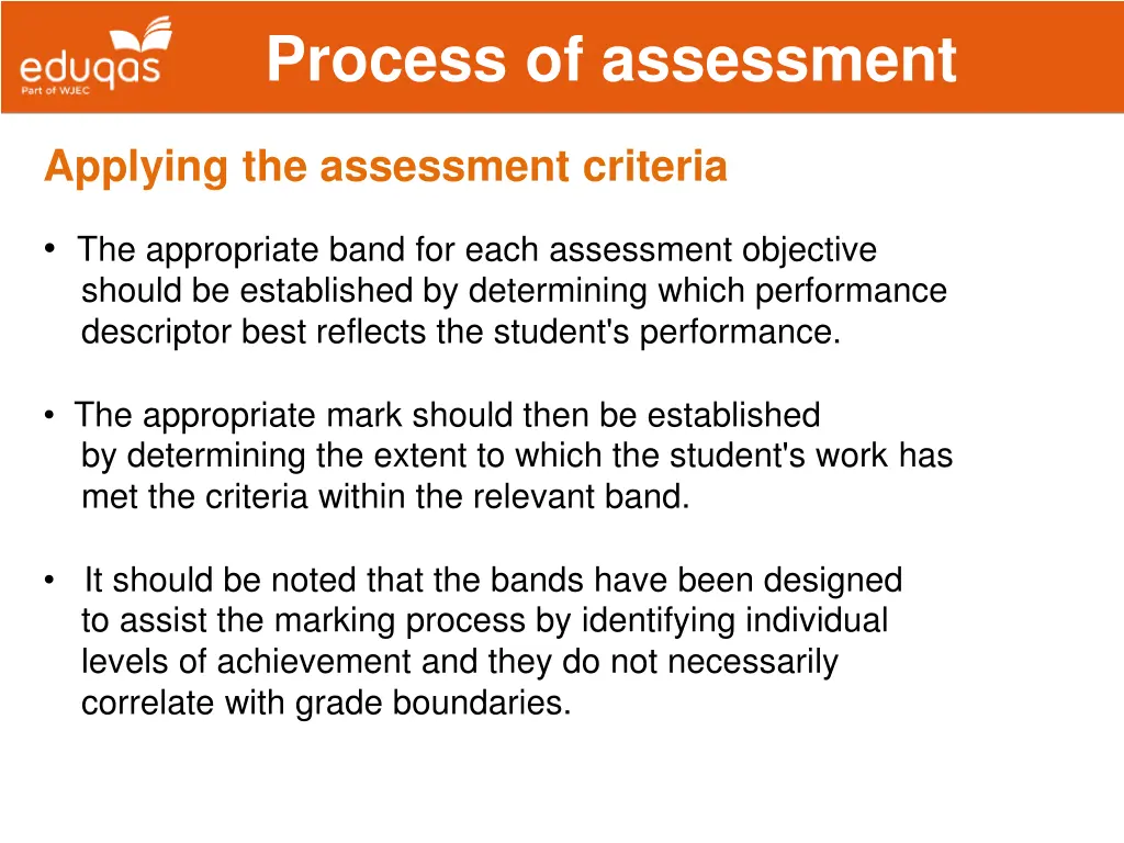 process of assessment 6
