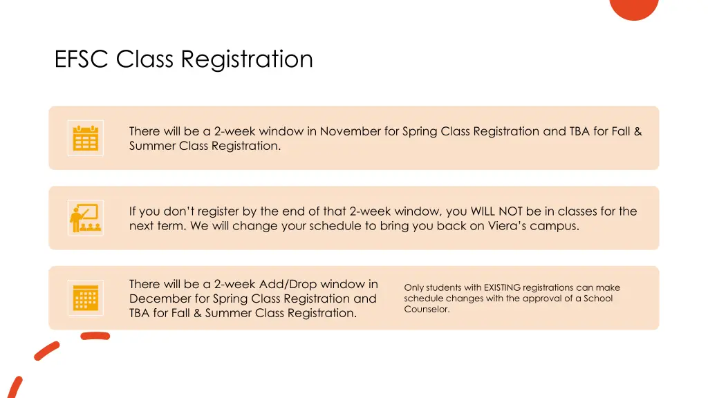 efsc class registration