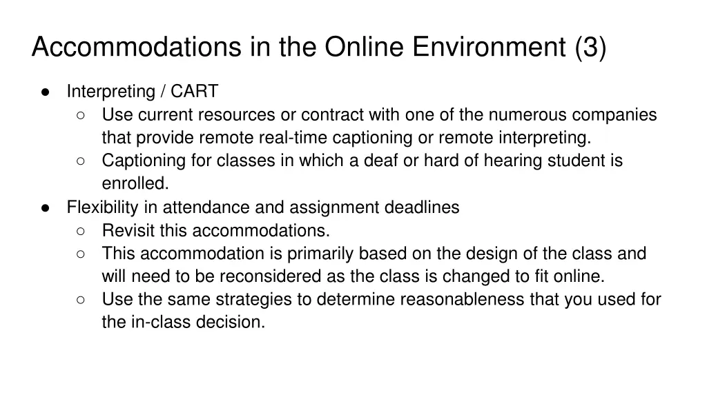 accommodations in the online environment 3