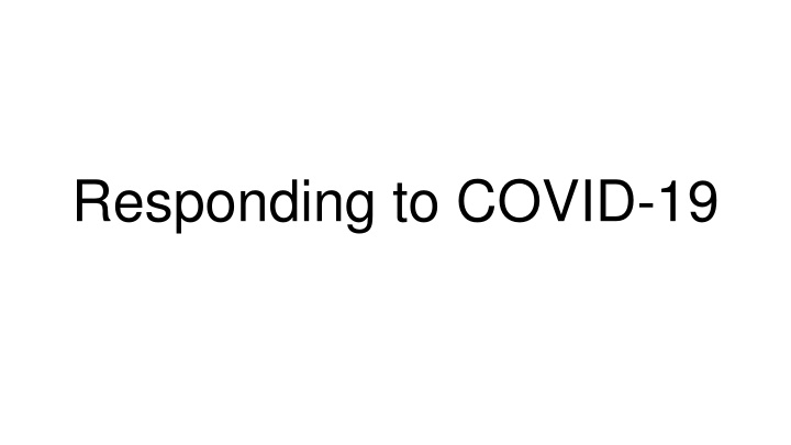 responding to covid 19