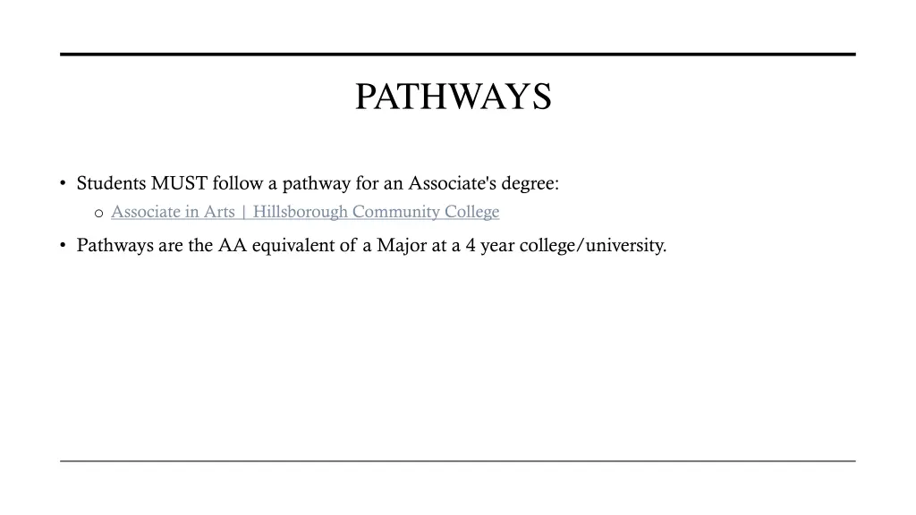 pathways