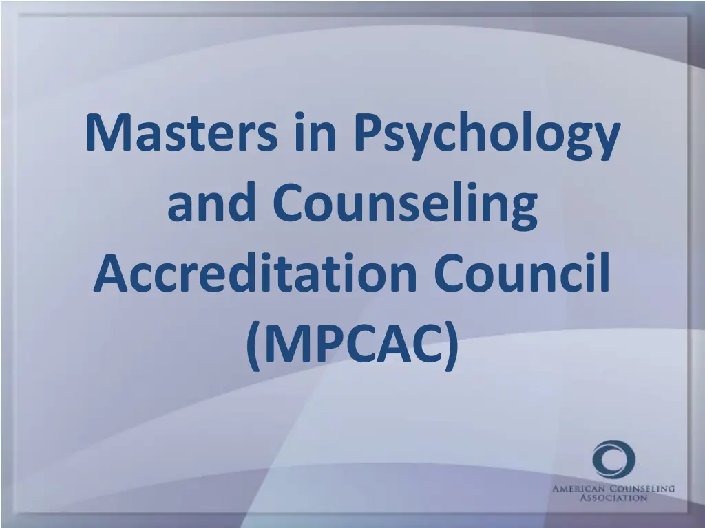 masters in psychology and counseling