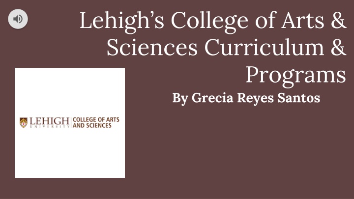 lehigh s college of arts sciences curriculum