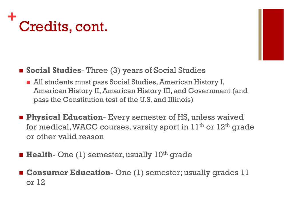 credits cont