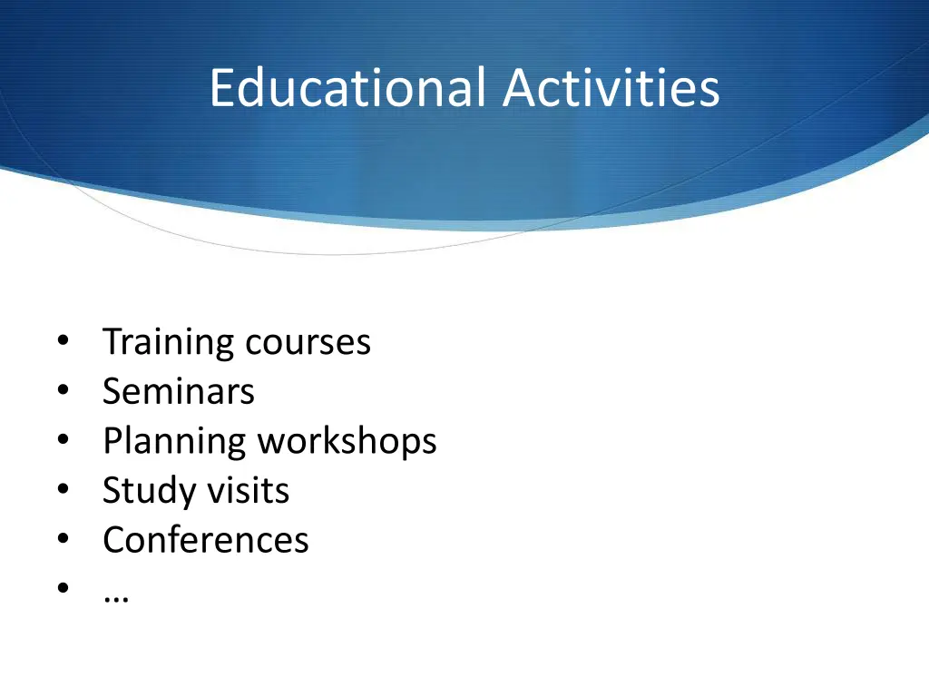 educational activities
