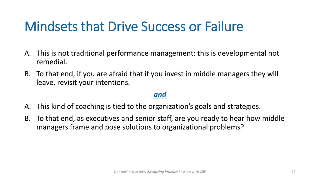 mindsets that drive success or failure mindsets
