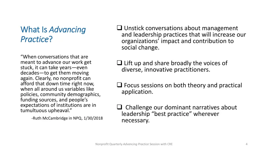 unstick conversations about management