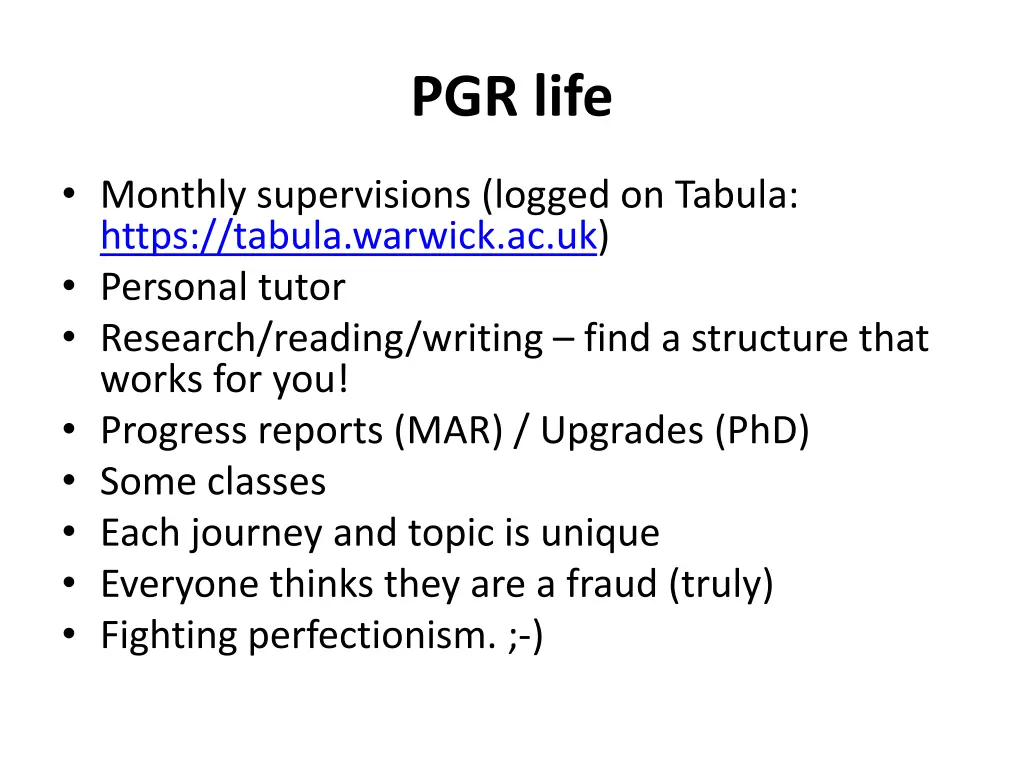 pgr life