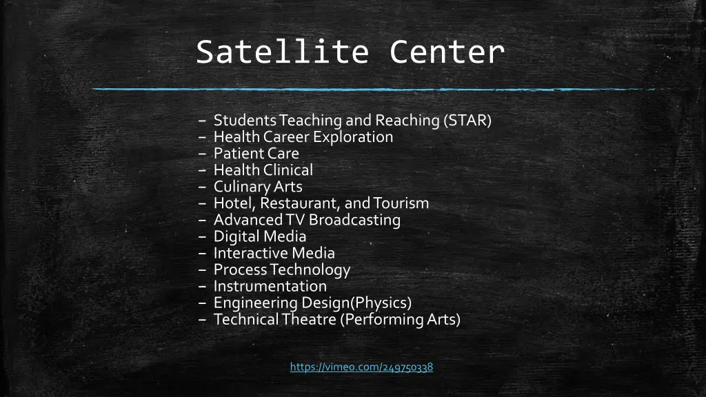 satellite center