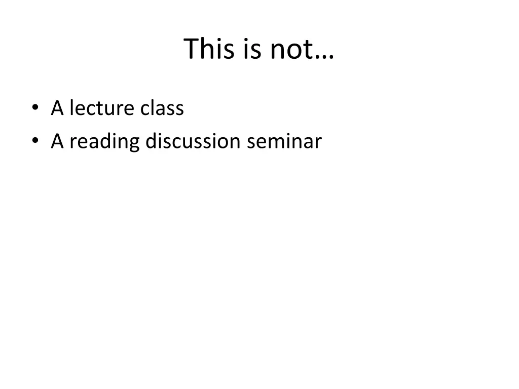this is not