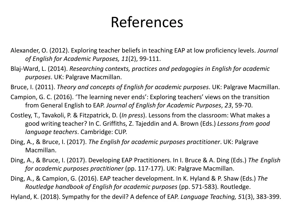references