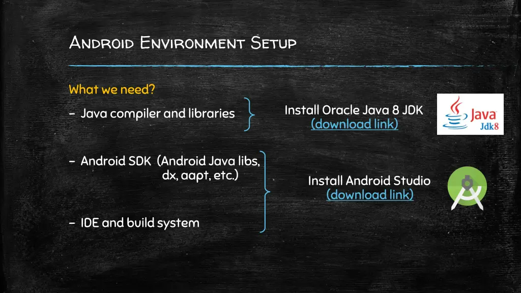 android environment setup