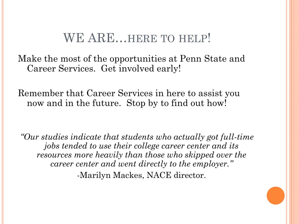 we are here to help