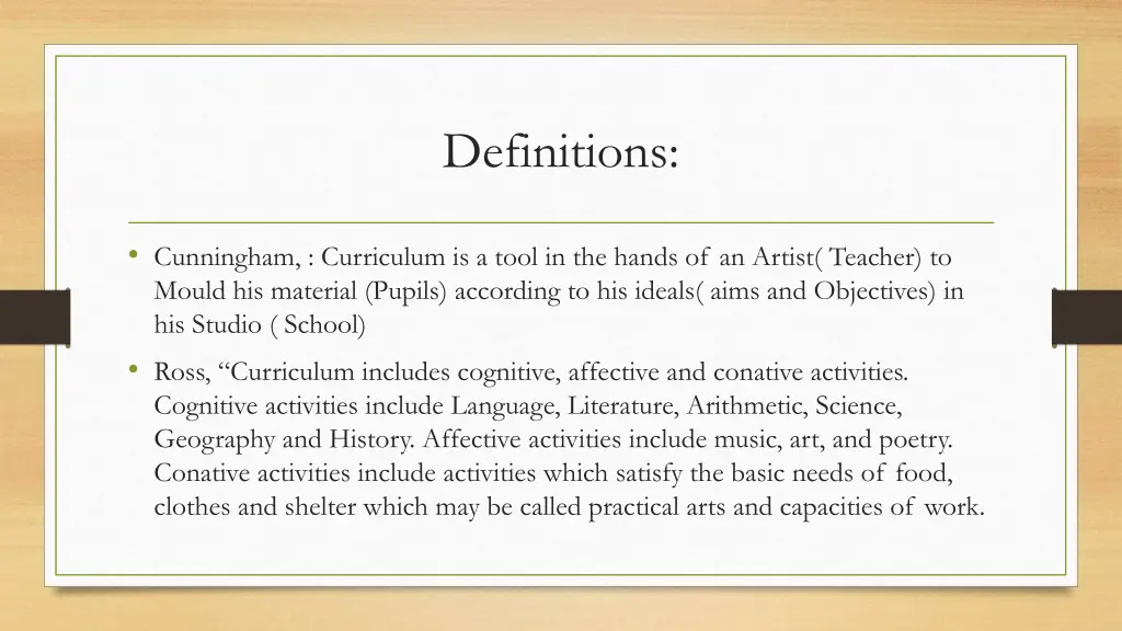 definitions