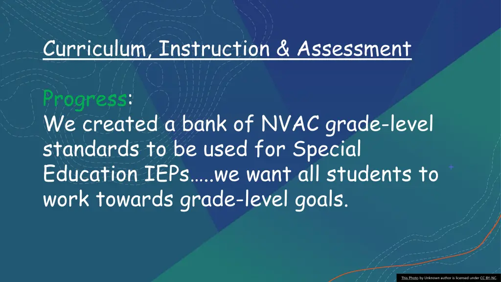 curriculum instruction assessment 1
