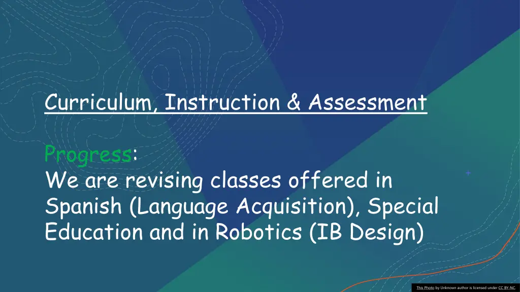 curriculum instruction assessment 2