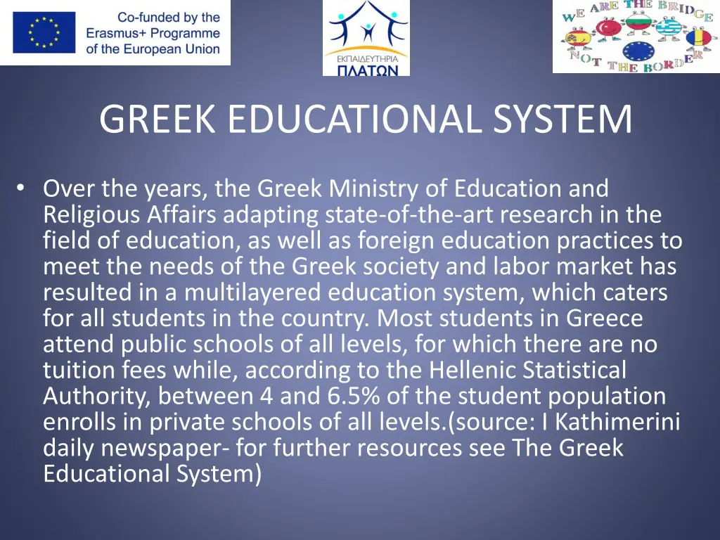greek educational system 1