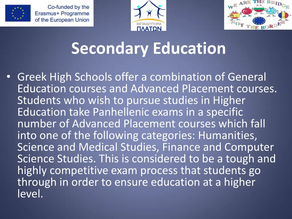 secondary education 2