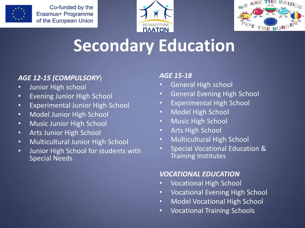 secondary education 3