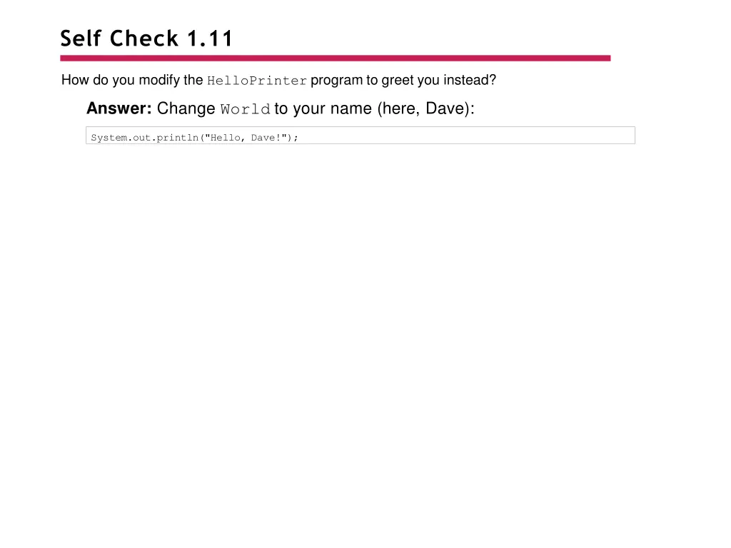 self check 1 11