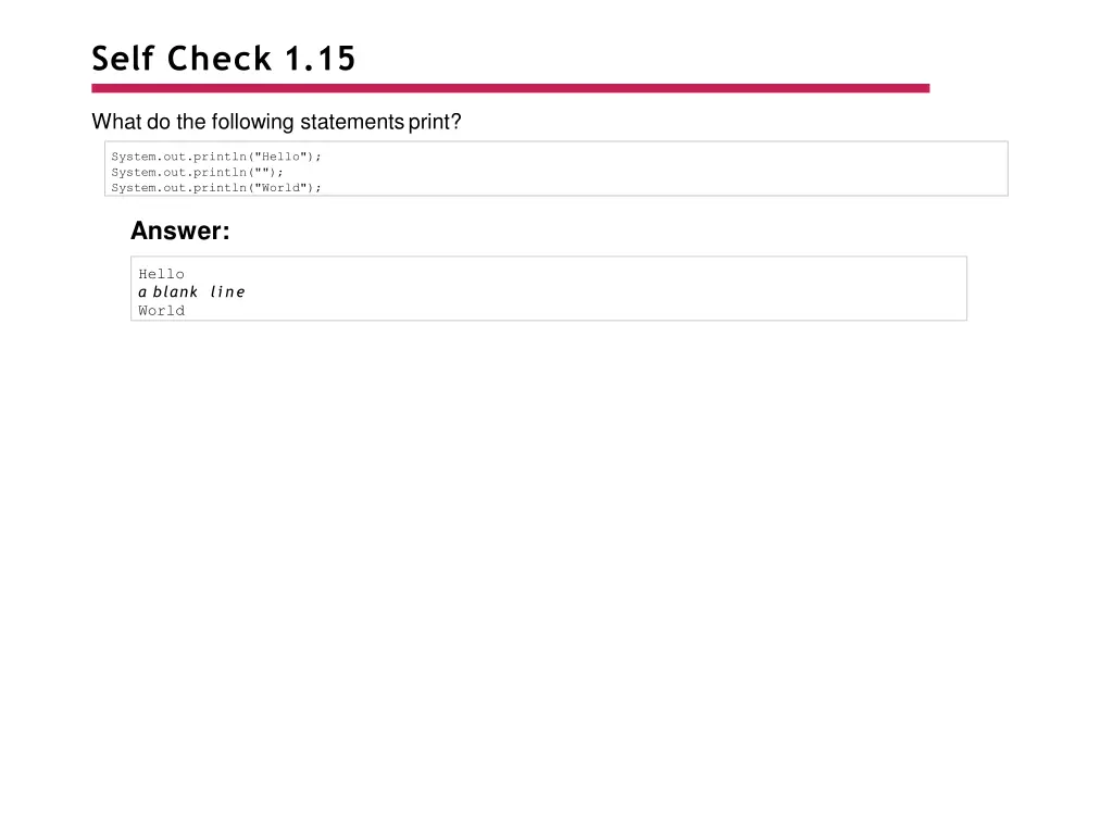 self check 1 15