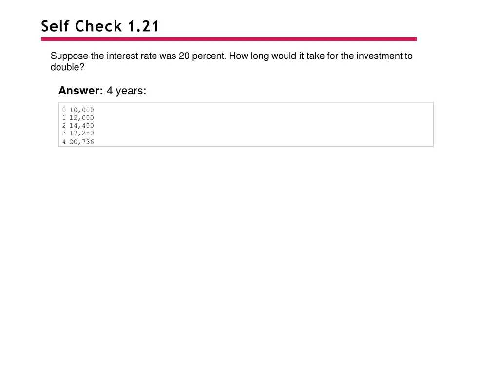 self check 1 21