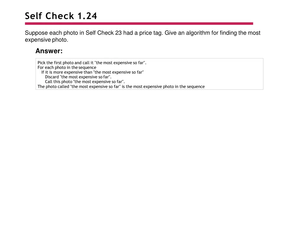 self check 1 24