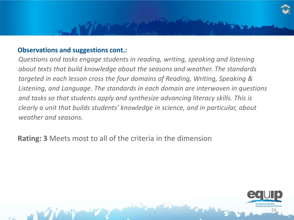 observations and suggestions cont questions