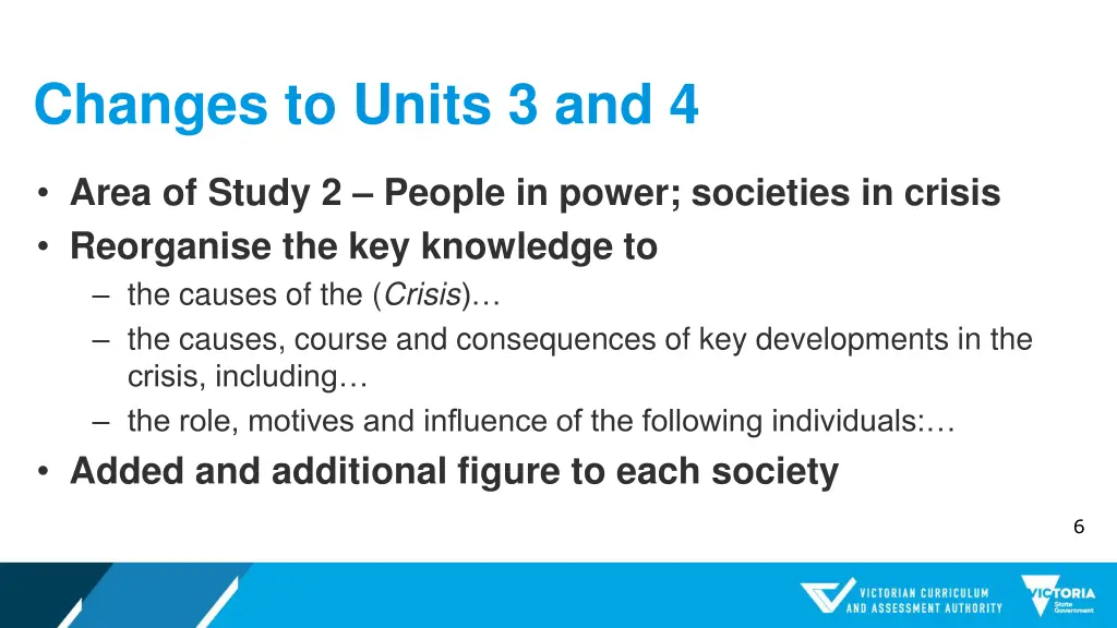 changes to units 3 and 4 1