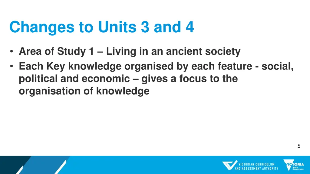 changes to units 3 and 4