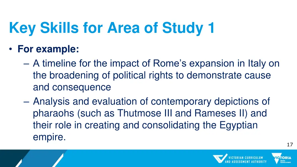 key skills for area of study 1 1