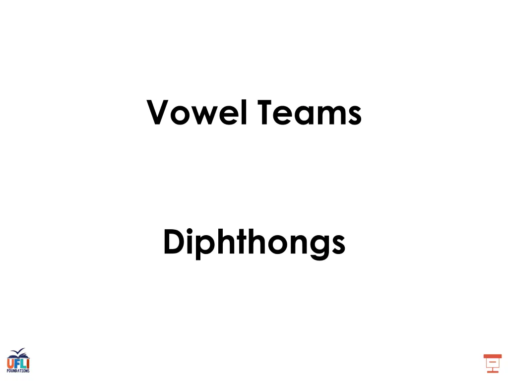 vowel teams