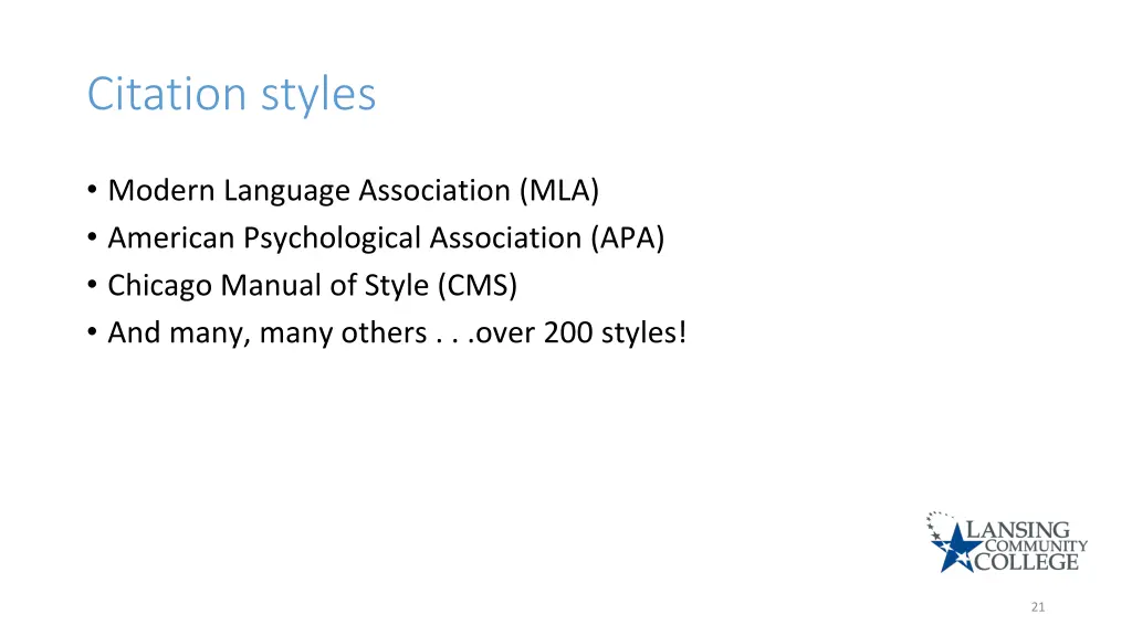 citation styles