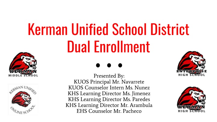kerman unified school district dual enrollment