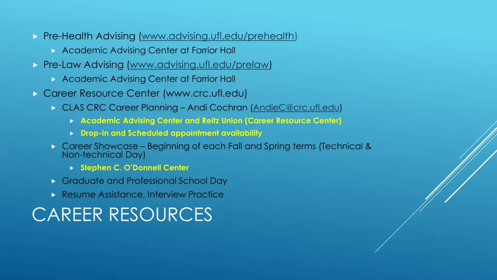 pre health advising www advising