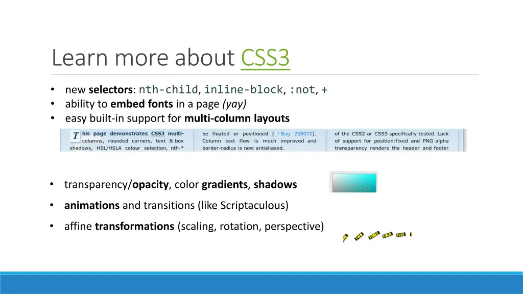 learn more about css3