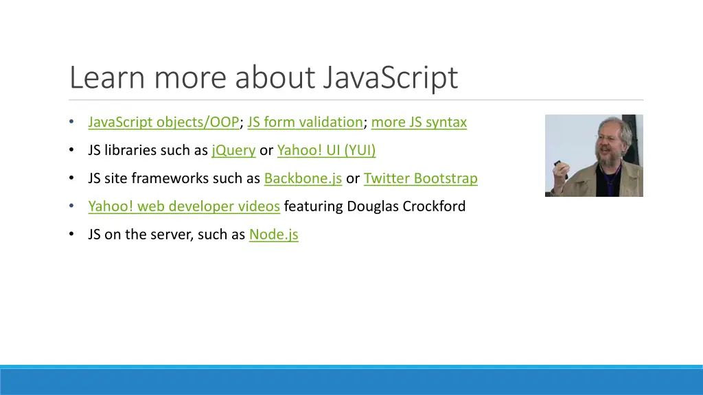 learn more about javascript