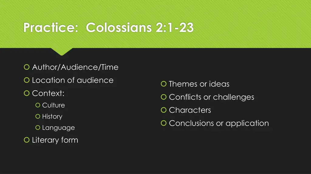 practice colossians 2 1 23
